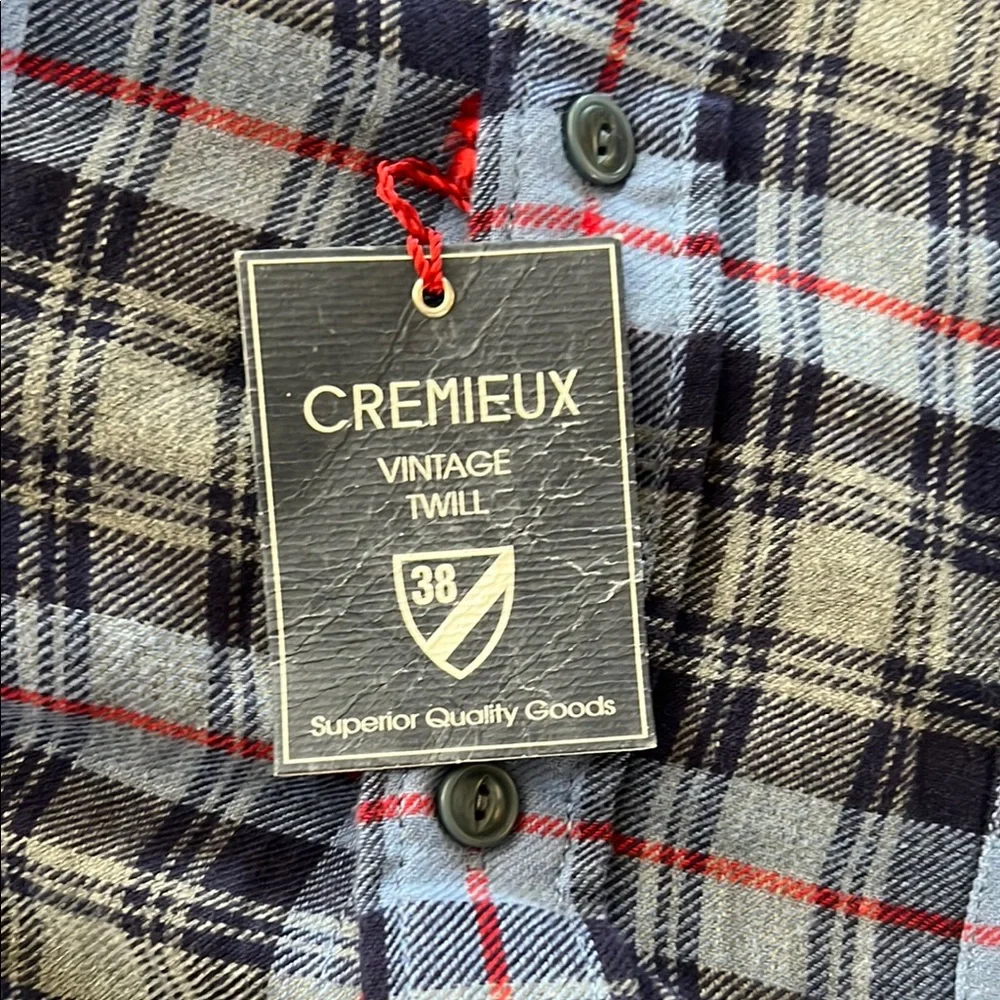 Daniel Cremieux Blue and Black Plaid‎ Casual Shirt Size 2XT